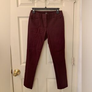 Lightly-worn, Loft, Burgundy/Maroon, Trousers